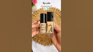 ✅Recode part 1✅/ recode foundation /three shade of recode foundation #recode #foundation #makeup