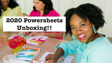 2020 Powersheets Goal Planner & Cultivate Accessories Unboxing |Prep for 2020| Krys the Maximizer
