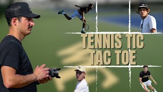 Tic Tac Toe Tennis ft. @WakeForestAthletics Tennis Team!
