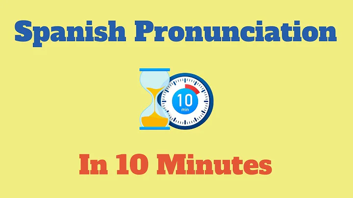 Spanish Pronunciation Rules in (about) 10 Minutes