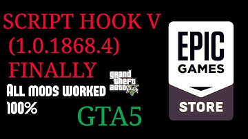 Update Script Hook V (1.0.1868.4) | Update | 100% Working Everything | GTA 5 Epic games | In Hindi