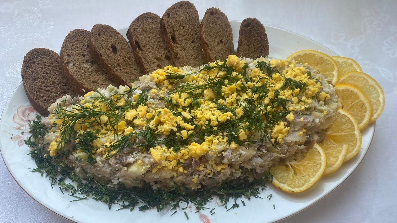 Delicious and Easy Forshmak Jewish Cured Herring Salad YouTube