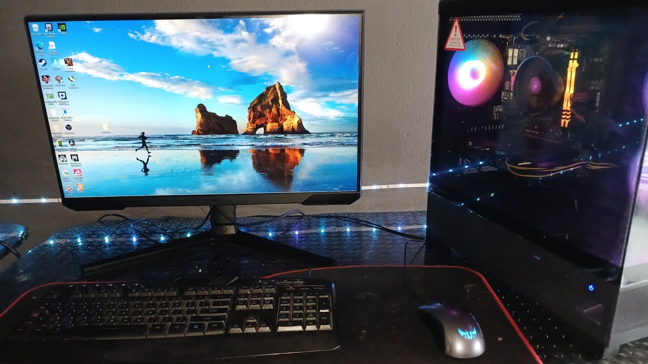 Ryzen 5 5500, 16GB DDR4, Rtx 4060 8GB Gaming Pc review - YouTube