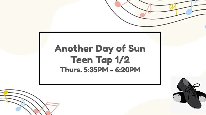 Another Day of Sun- Recital Cut