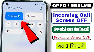 Oppo Incoming Call Screen OFF Problem | Realme During Call Screen OFF Problem | Proximity Sensor OFF