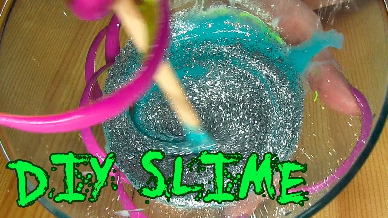 HOW TO MAKE SLIME A TOXIC & NEON SLIME DIY YouTube