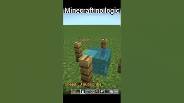 Minecraft no logic pt-2 #shorts #minecraft