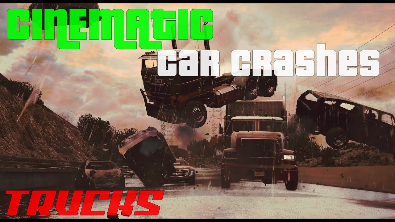 GTA 5 Cinematic Car Crashes p 15 (Only Trucks Special) - YouTube