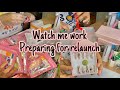 WATCH ME WORK | PREPARING FOR RELAUNCH | PRESS ON NAIL BUSINESS | NEW CUSTOM SETS