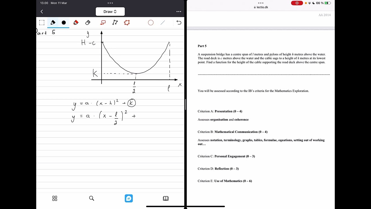 Project on parabola, Part 5