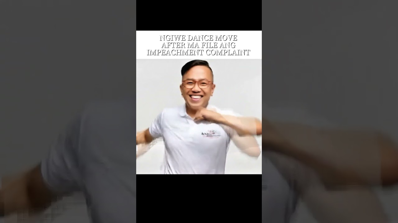 cong. ngiwe dance move after ma file ang impeachment complaints