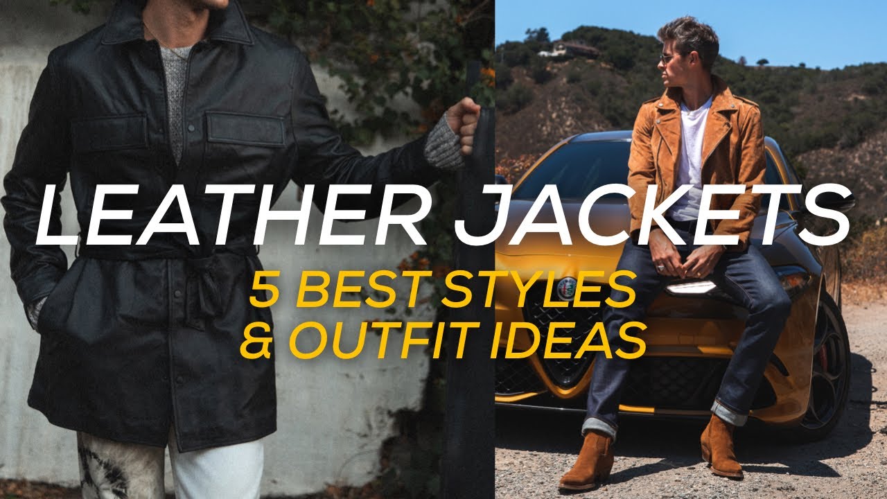 How to Style a Leather Jacket - YouTube