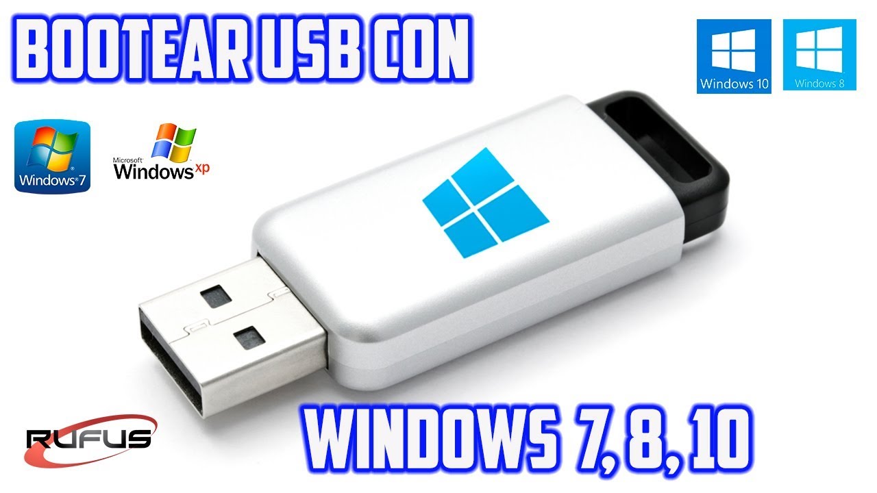 Descargar Rufus | Como crear un USB Booteable Windows 7 810 | En Español |  MEGA - YouTube