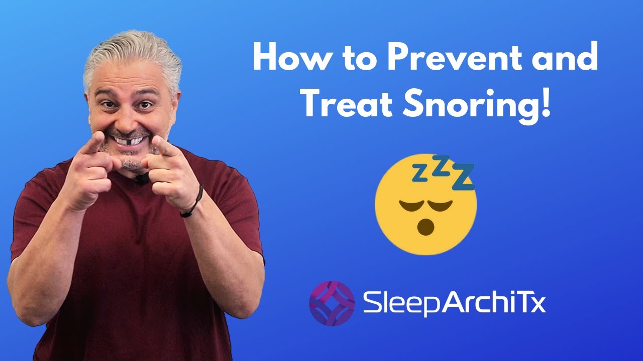 How to Stop Snoring and Eliminate Sleep Apnea YouTube