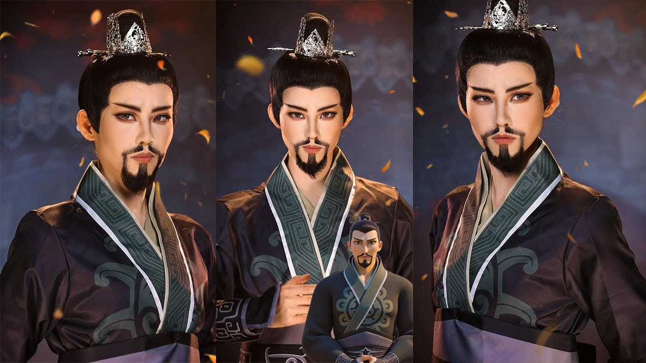 這威猛大將軍，李靖#挑战100个反派角色 #makeup #makeupchallenge #makeuptutorial #第五人格