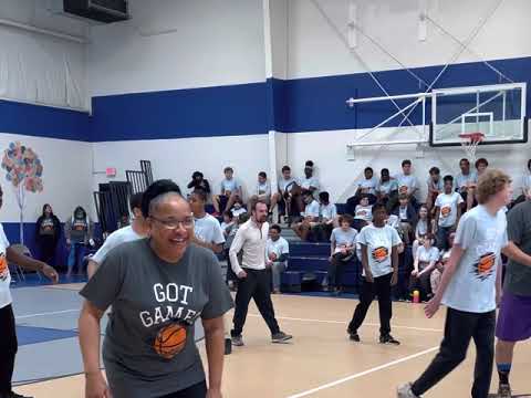 I competed in the student vs faculty basketball game at Cumberland Academy of Georgia