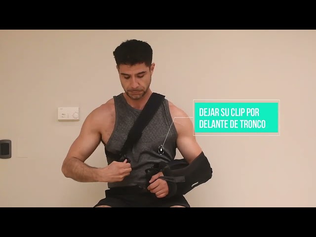 Hombro tutorial #01: Instalación inmovilizador hombro con cojín (abductor o en rotación neutra)