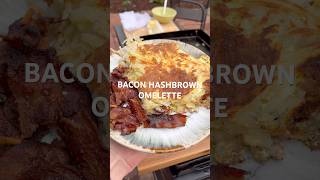 Hashbrown Omelettes are a must try on the blackstone🔥#griddle #breakfastideas #cooking