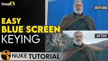 Easy Blue Screen Keying Tutorial | VFX Compositing