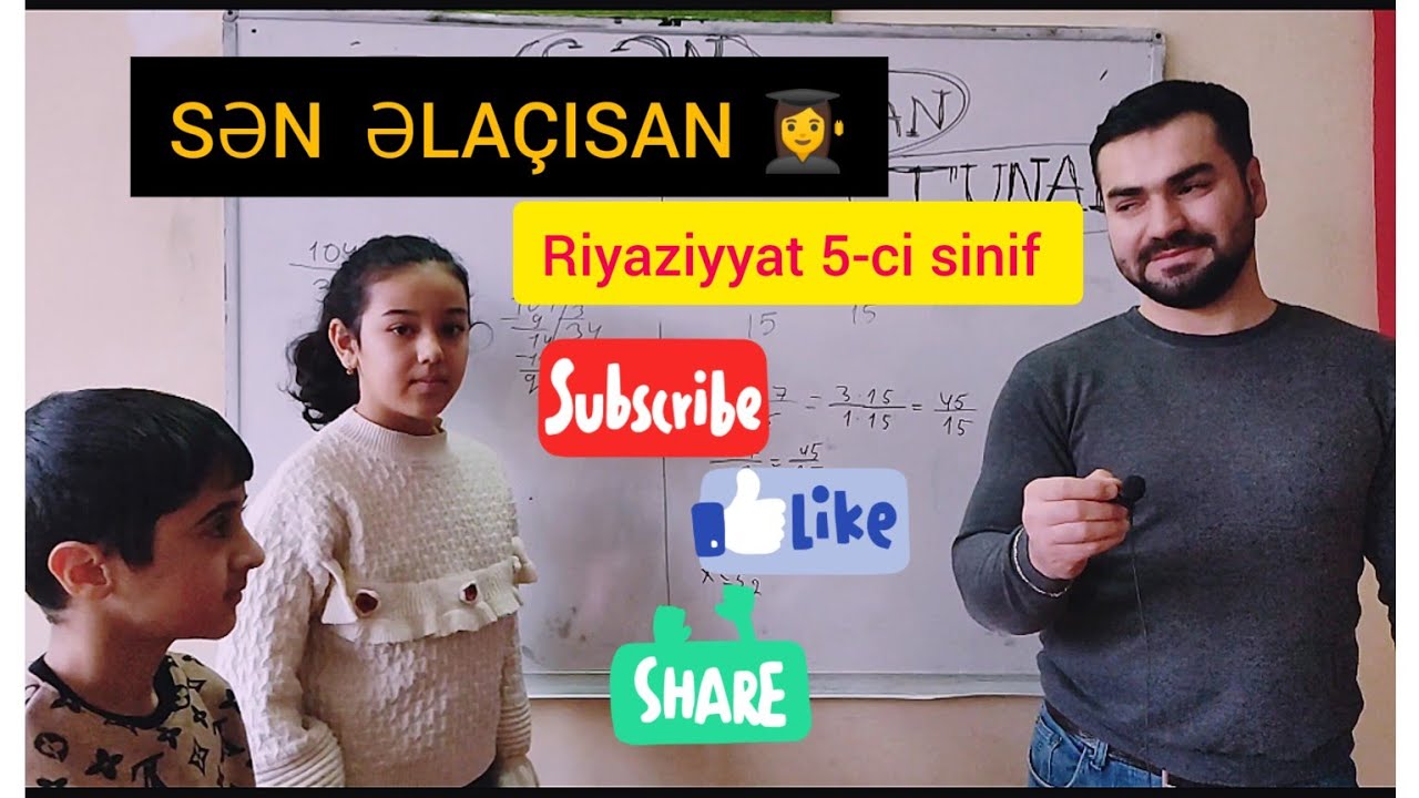 5 sinif Riyaziyyat Sən Əlaçısan əyləncəli yarışma #riyaziyyat #5sinif #təhsil