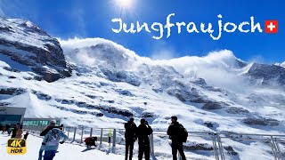 [Switzerland] climbing Jungfraujoch, the highest place to climb comfortably🇨🇭 4K HDR