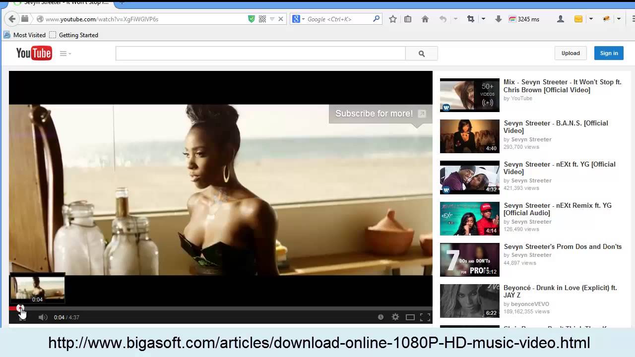 How to download online 1080P HD music video on Windows or Mac?