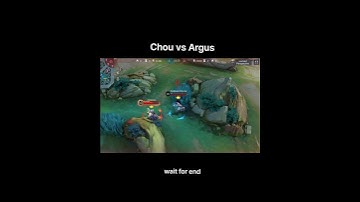 Argus vs Chou 😂just for fun #mlbb #mobilelegends #mlbbcreatorcamp #chou #shorts #tiktokeffects