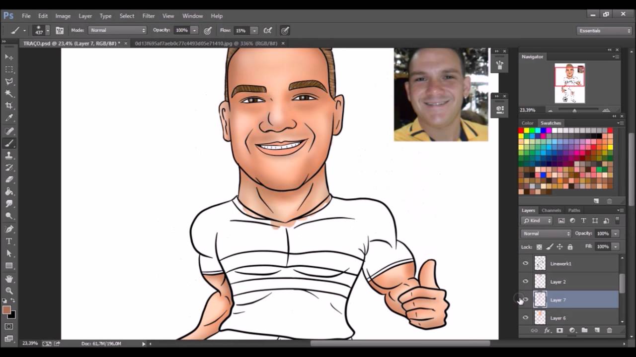 COMO DESENHAR CARICATURA TORCEDOR DO SÃO PAULO