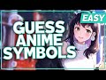 ANIME SYMBOL QUIZ - 35 SYMBOLS