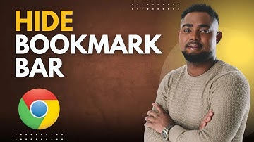 How to Hide the Bookmarks Bar in Google Chrome