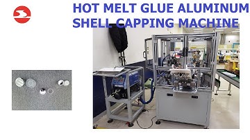 Hot-melt Glue Aluminum Shell Capping Cosmetic Assembly Machine