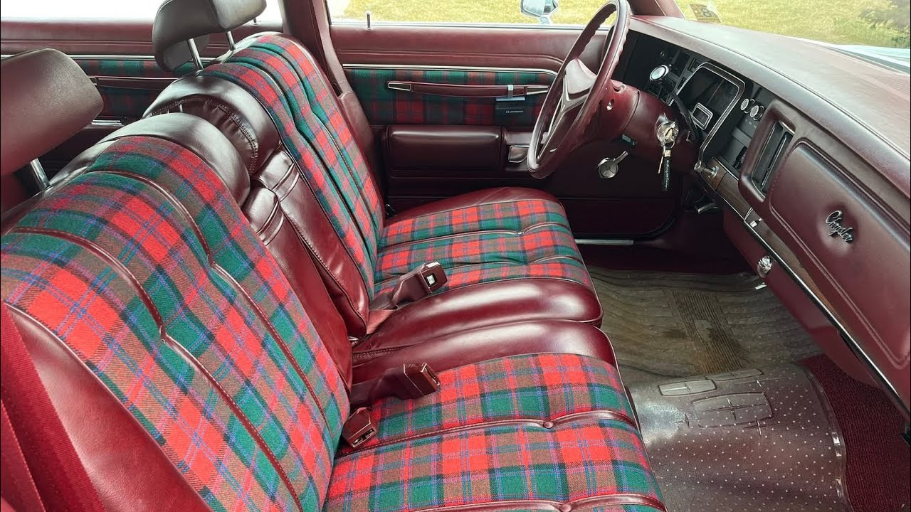 Crazy Chryslers: 1975 Chrysler Newport Custom with the Highlander Interior!