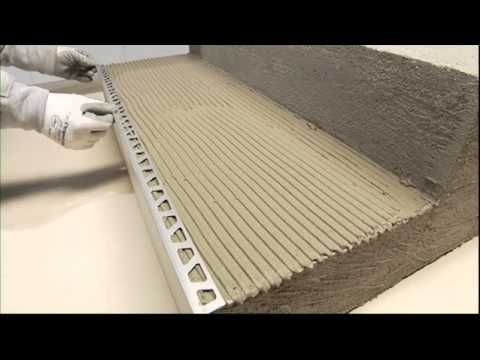 Wideo: Profile Schodowe Antypoślizgowe: Narożniki Gumowe I Listwy Aluminiowe Do Użytku Na Zewnątrz, Progi Narożne Do Płytek Na Schodach