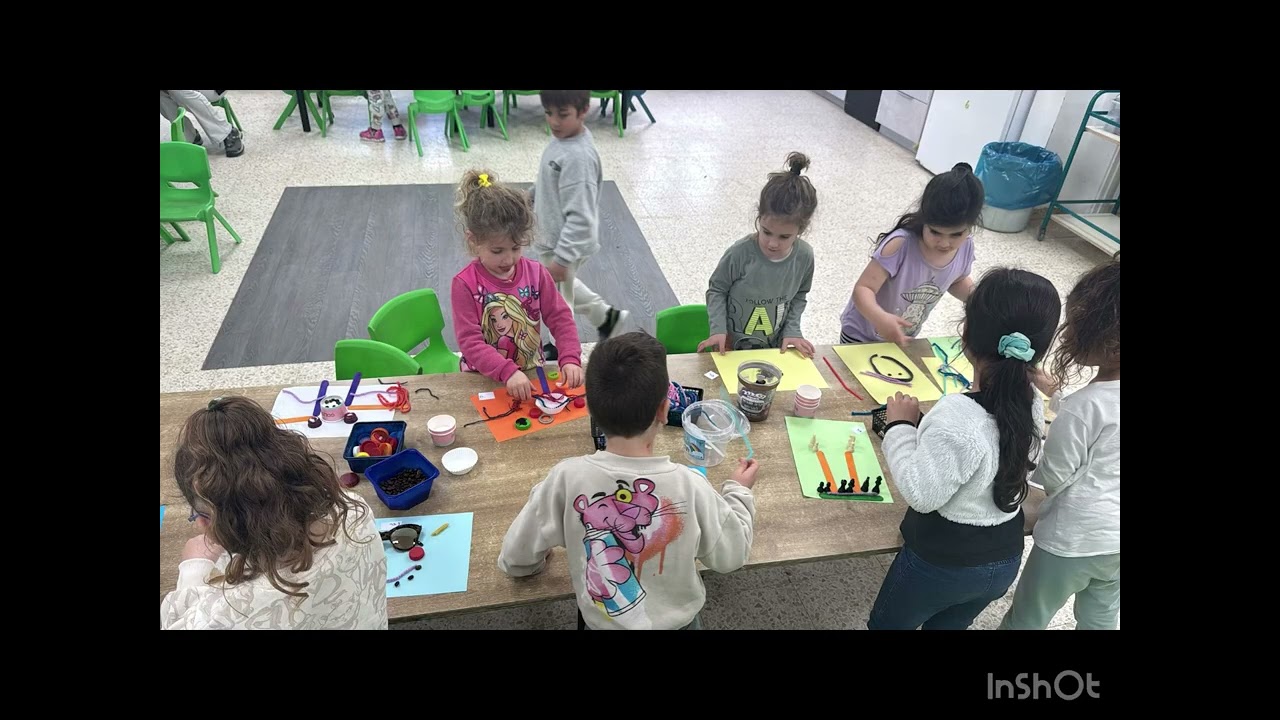 פעילות יצירתית בעקבות חנוך פיבן לגן שקמה 