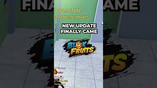 W NEW UPDATE IN BLOX FRUITS  #bloxfruits #roblox