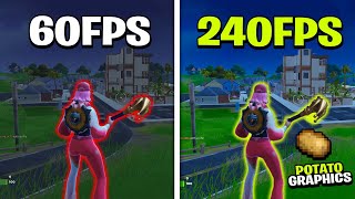 How to Get Potato Graphics in Fortnite Chapter 2 Remix! ✅ (Ultra Low End Graphics)