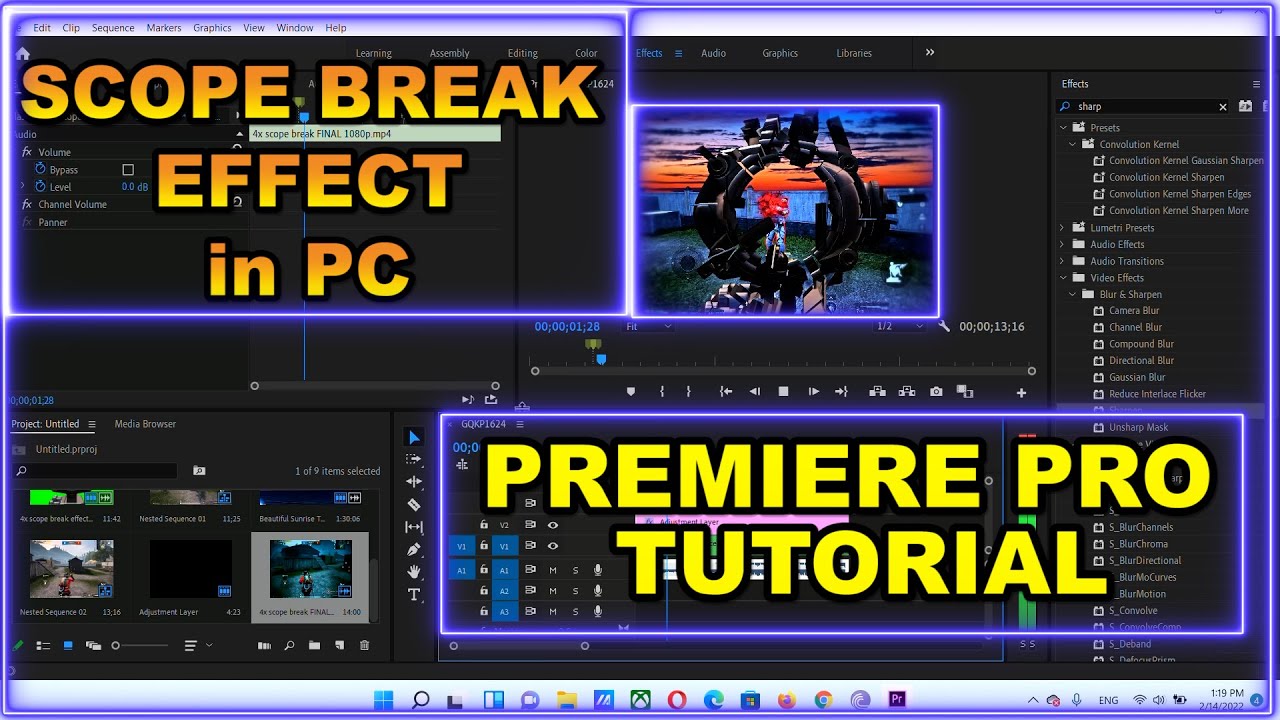 Scope Break Effect like mvpzak (Premiere Pro tutorial) urdu/hindi YouTube