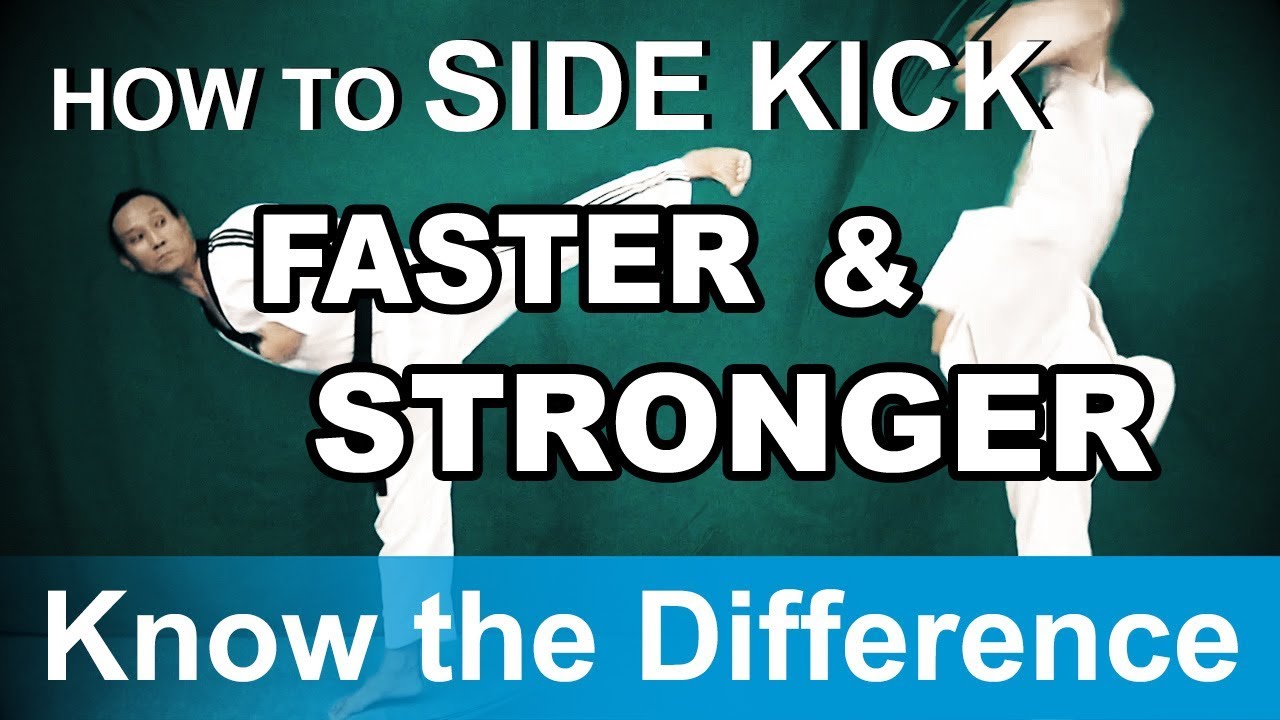 Taekwondo Side Kick Tutorial Stronger or Faster TaekwonWoo YouTube