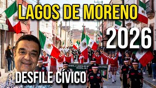 Lagos de Moreno Jalisco y su tradicional desfile cívico escolar 2026. Así se vivió. 