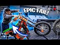 I CRASHED THE KX100 ! **THIS IS BAD** | BRAAP VLOGS