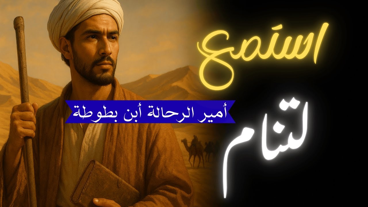 ابن بطوطة أمير الرحالة العرب: استمع لتنام | بصوت بشري هادىء وليس بصوت ذكاء اصطناعي باهت