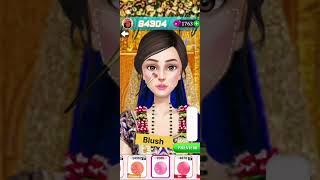 Indian Wedding Dress Up Game ❤️💄#BridalMakeup #IndianBride #WeddingMakeup #DressUpGame #BridalGame  screenshot 2