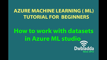 How to work with datasets in Azure ML studio | Azure ML tutorial