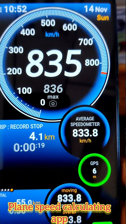 plane speed test app