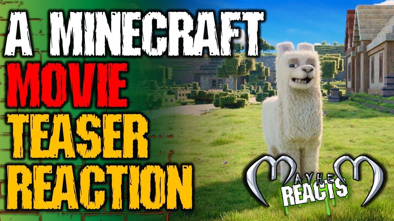 A MINECRAFT MOVIE TEASER REACTION - A Minecraft Movie | Teaser - YouTube