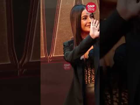 Shehnaaz Kaur Gill looks extremely happy at the Trailer Launch Of The Film Kisi Ka Bhai Kisi Ki Jaan