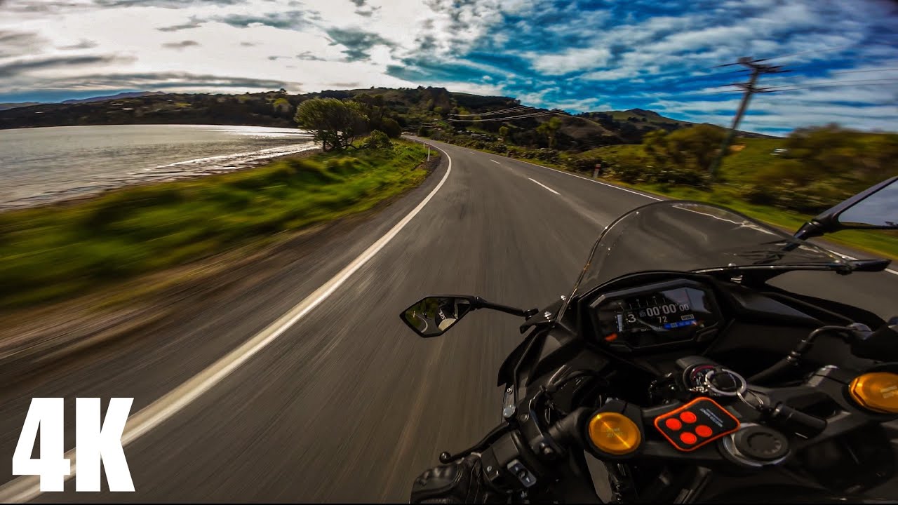 BAYSIDE RUN THROUGH THE HILLS | KAWASAKI ZX4RR EXHAUST SOUND 