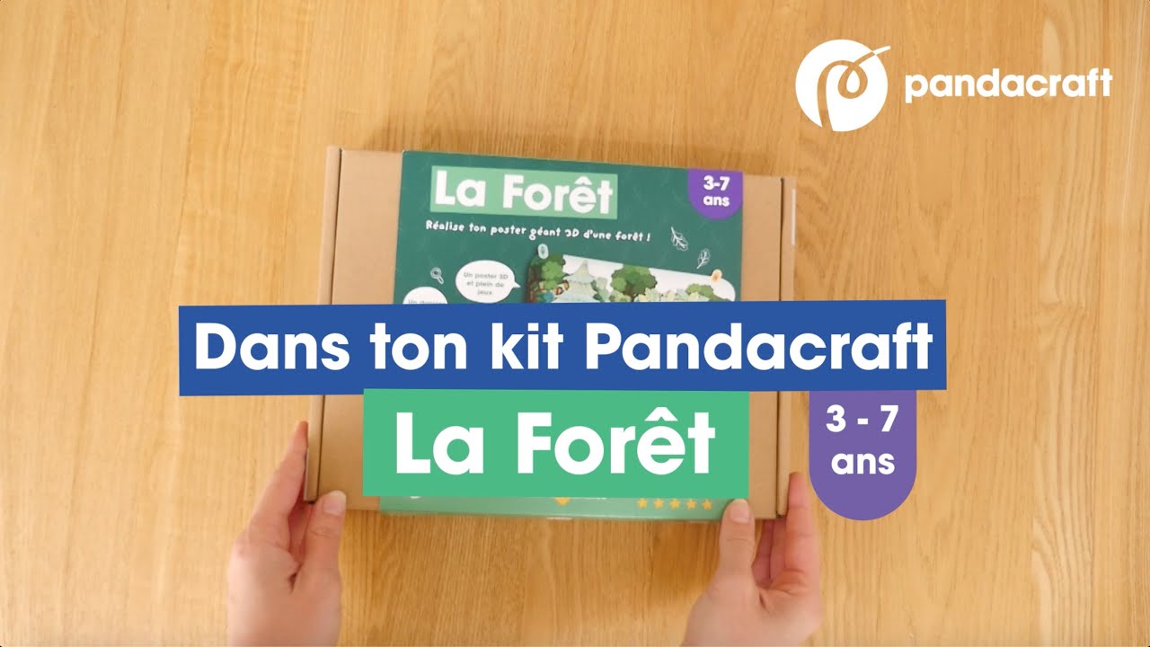 Kit collector la forêt 3-7 ans - Pandacraft