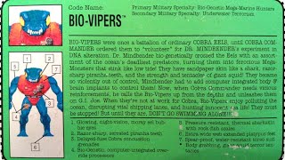 Hasbro G.i. Joe 1993 Cobra Bio Viper Mega Marines 3Djoes
