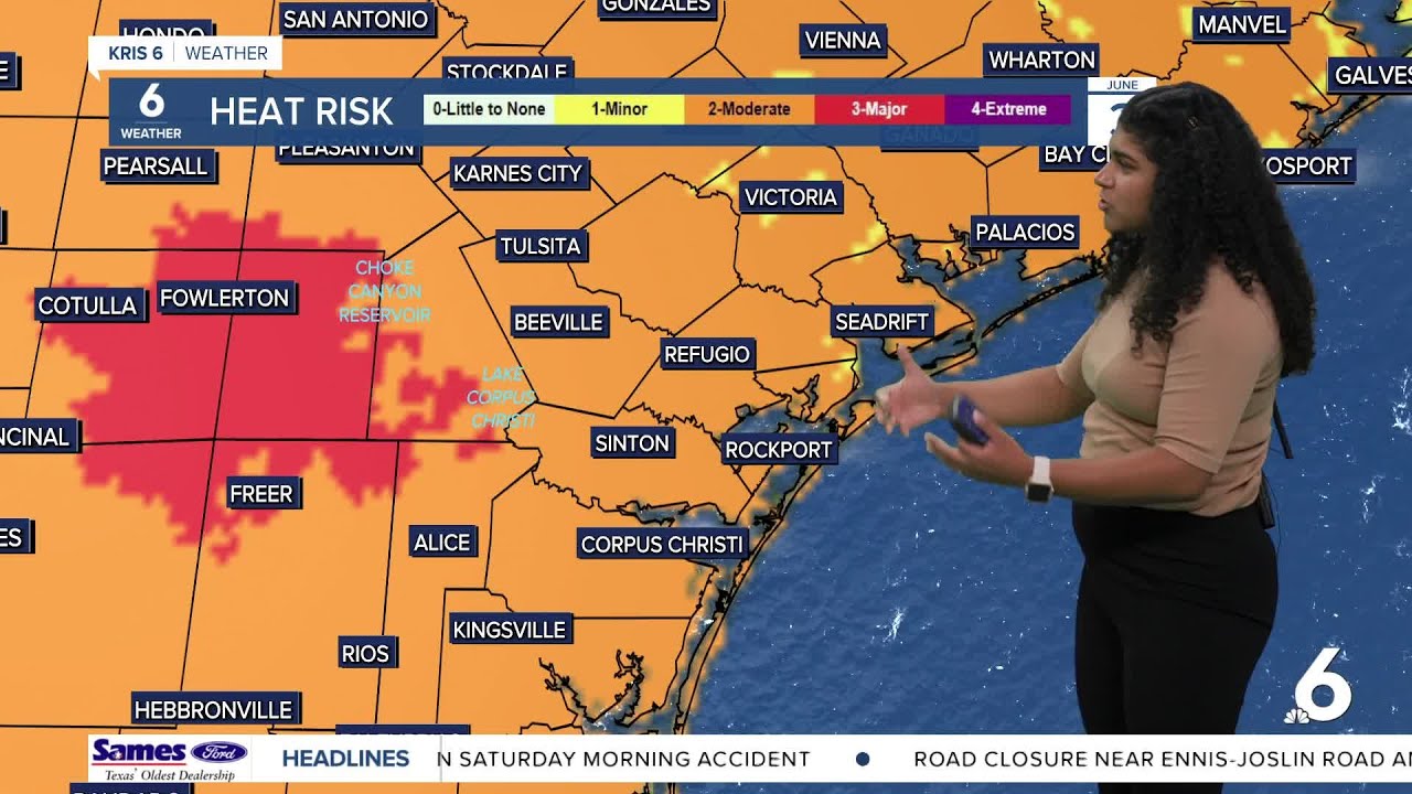 Gradual warming this week brings rising heat risk conditions - YouTube